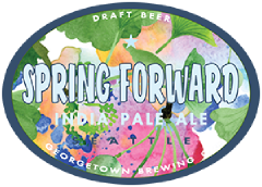 Spring Forward IPA tap label